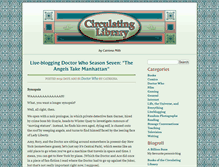 Tablet Screenshot of circulatinglibrary.net